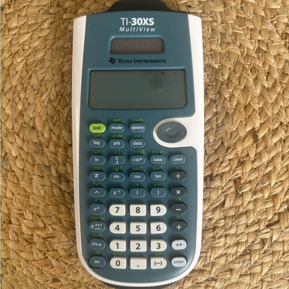 Texas Instruments TI-30XS MultiView in Blue and White